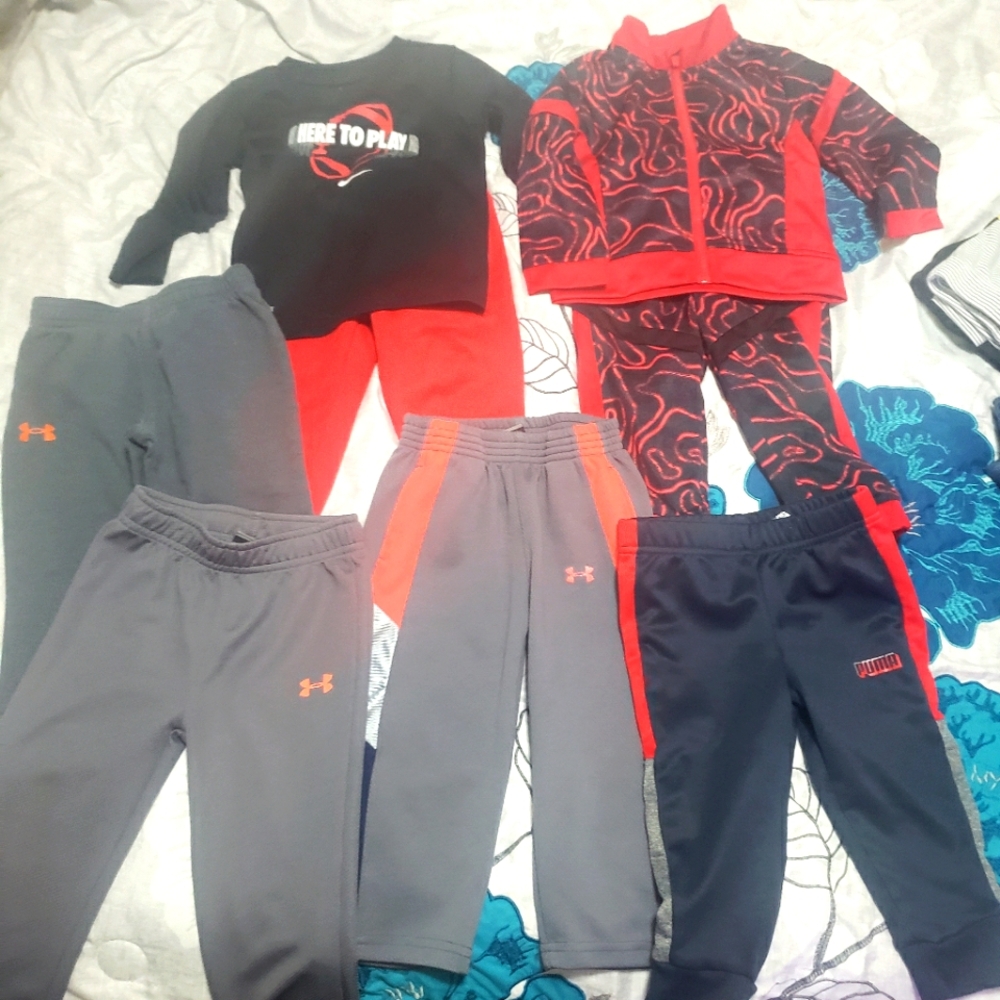 18 Month Boy Under Armour and Nike clothes